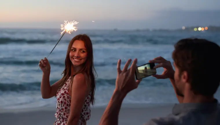 Silvestr v zahraničí na pláži