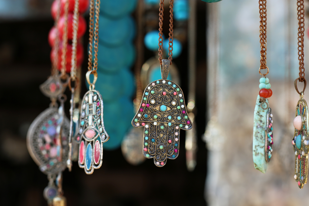 šperk Hamsa Fátimina ruka