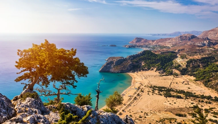 Ostrov Rhodos, Ostrov Rhodos, krásná pláž