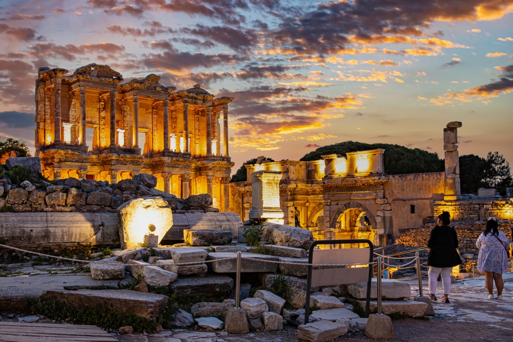 Antické ruiny v Efezu, Turecko