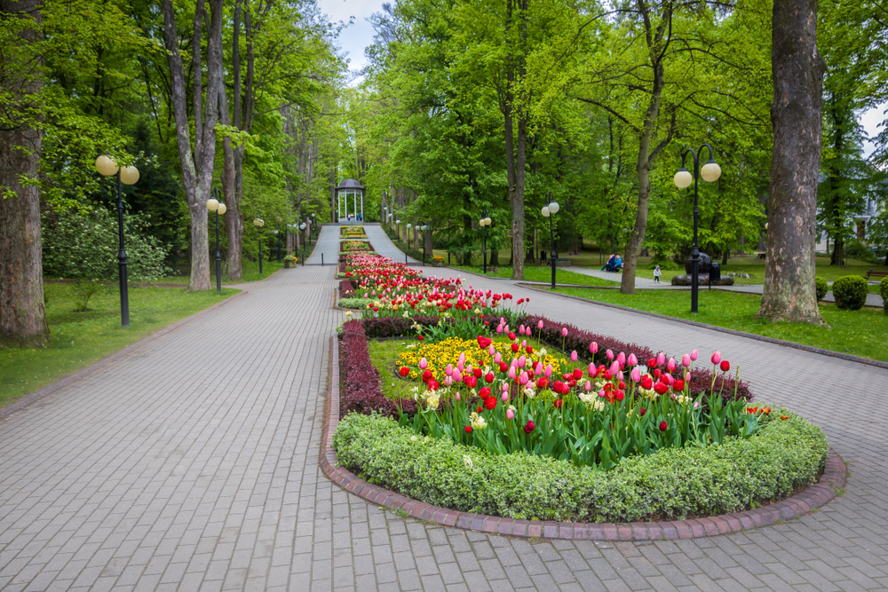 Lázně Polanica-Zdrój, promenáda