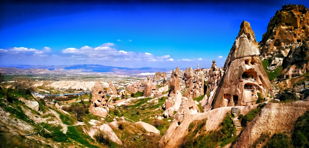 Skalní útvary v Kappadokii