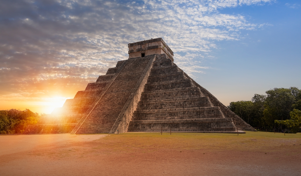 Mexiko, pyramida Kukulcán
