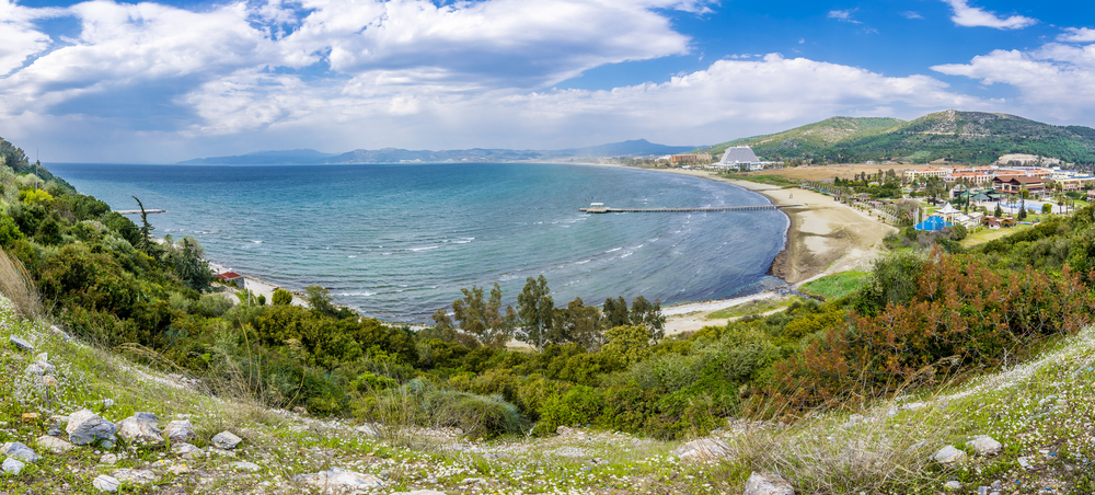 pláž Pamucak, Turecko