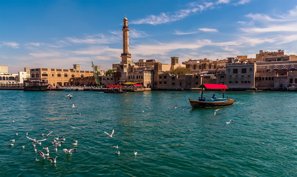 Výhled na Dubaj z Dubai Creek