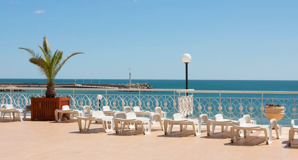 Výhled na molo Svatý Konstantin a Helena, Bulhasko