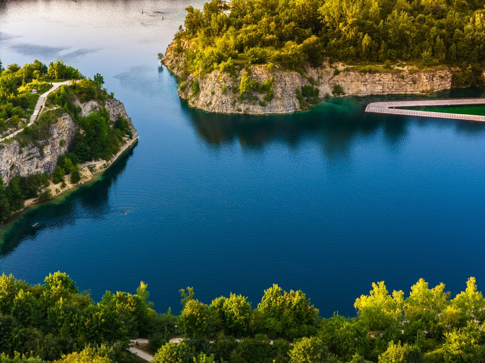 Zatopený lom Zakrzówek, Polsko
