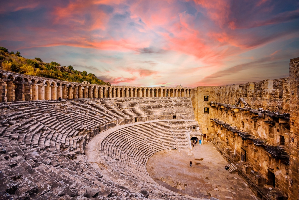 Amfiteátr Aspendos, Turecko