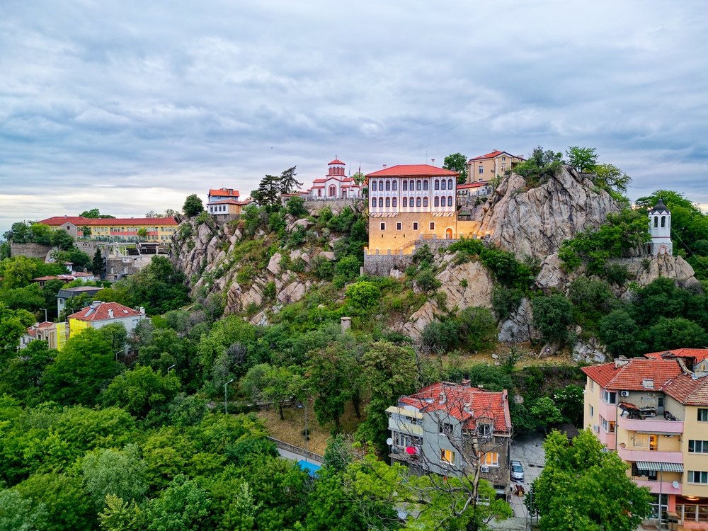 Výhled na Plovdiv, Bulharsko