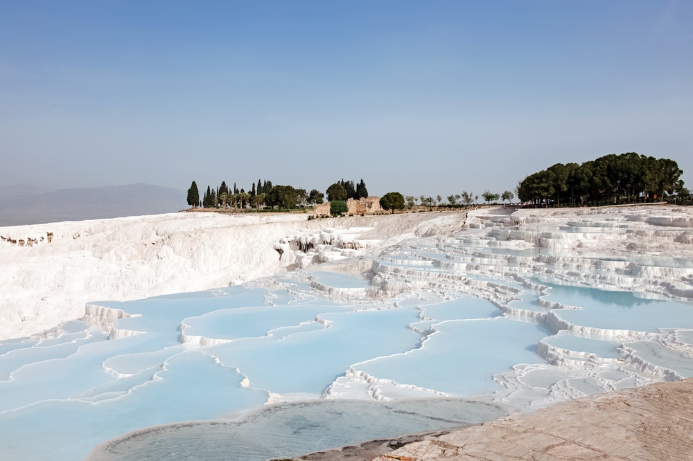 Pamukkale v Turecku