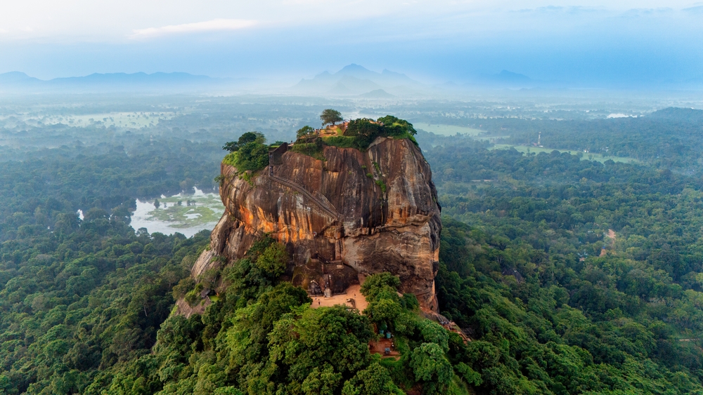 skalní pevnost Sigiriya Sri Lanka