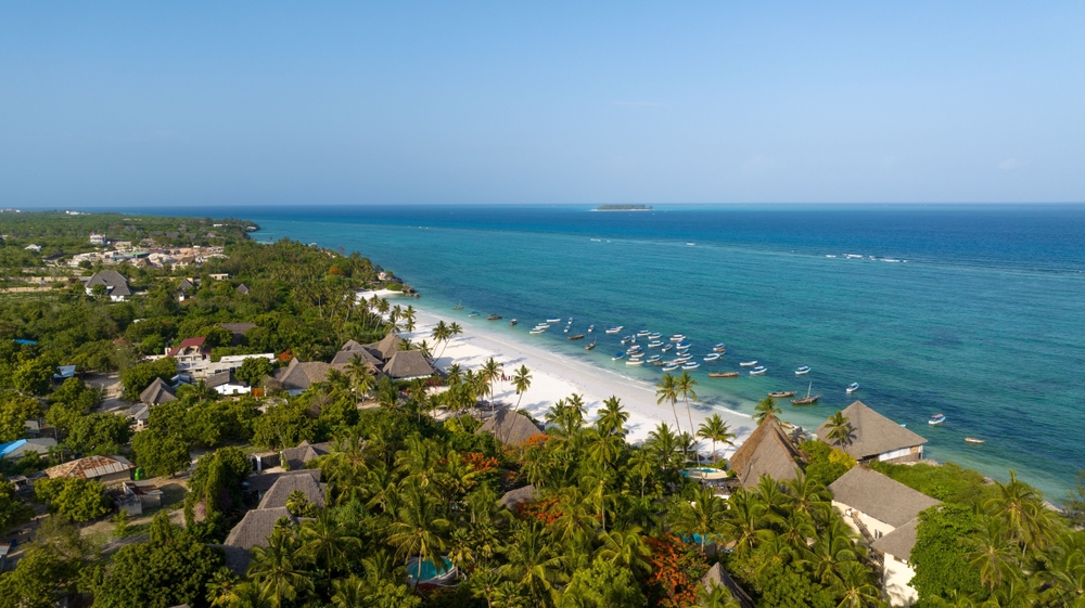 Zanzibar pláž Matemwe