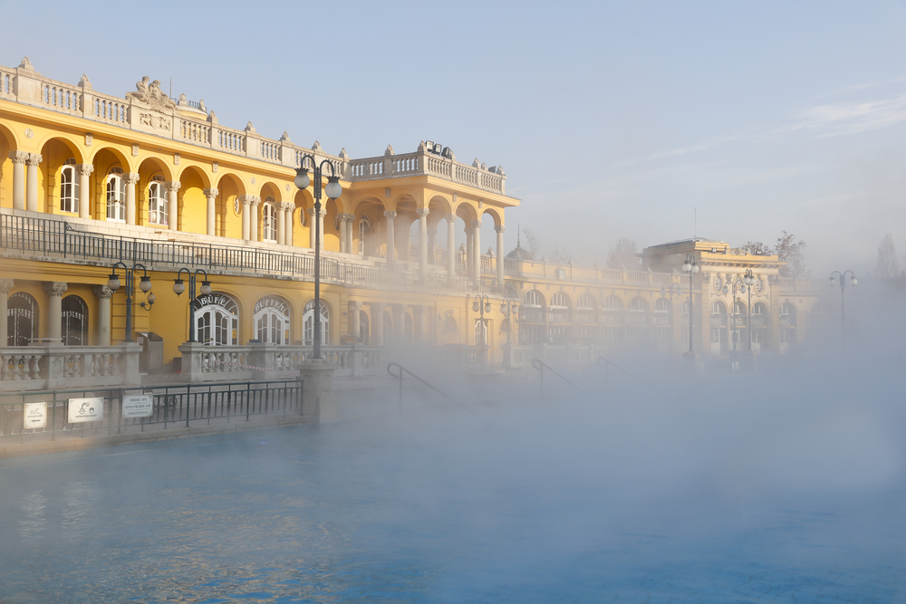 Termální lázně  Széchenyi Budapešť