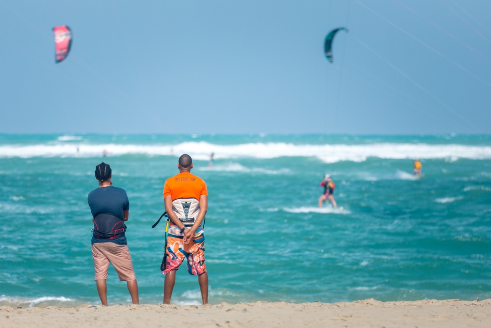 kitesurfing v Dominikánské republice