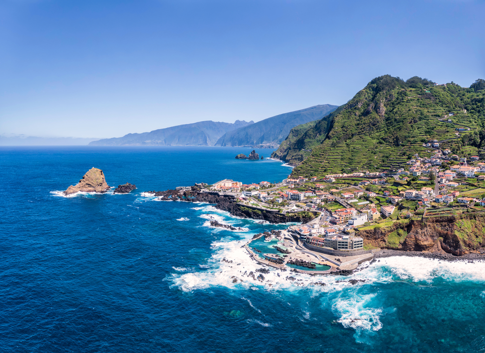 přírodní bazény Porto Moniz Madeira