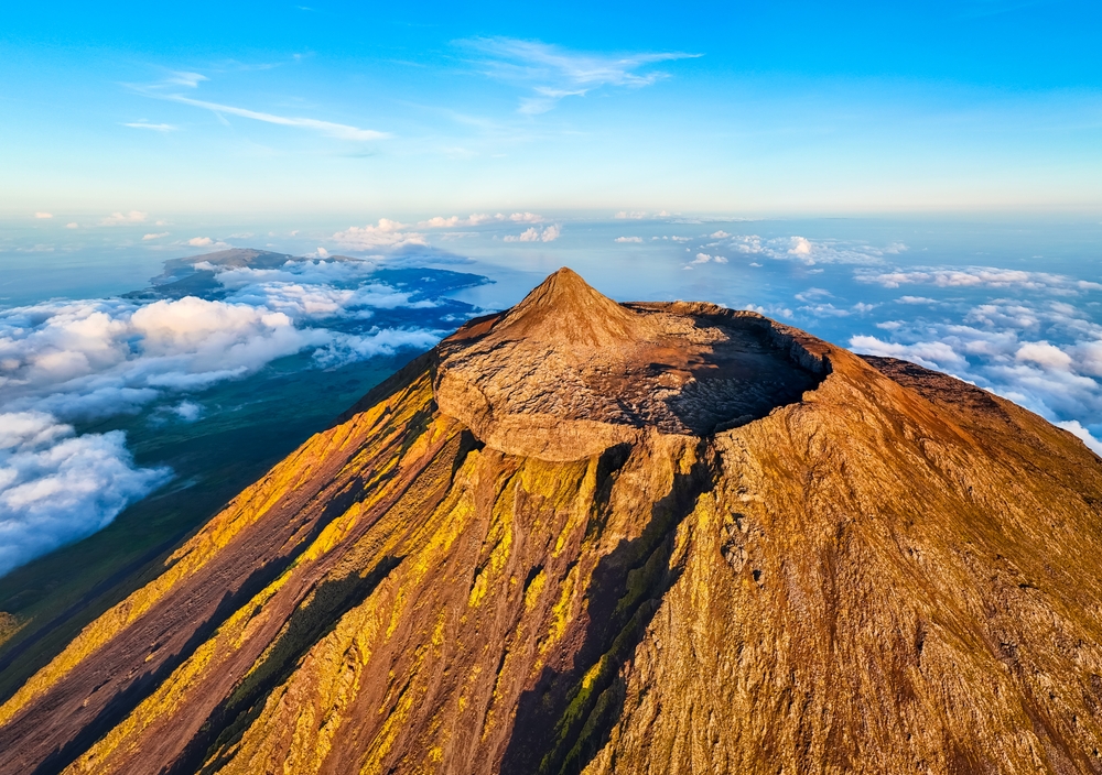 Hora Pico, Ostrov Pico, Azory. Portugalsko