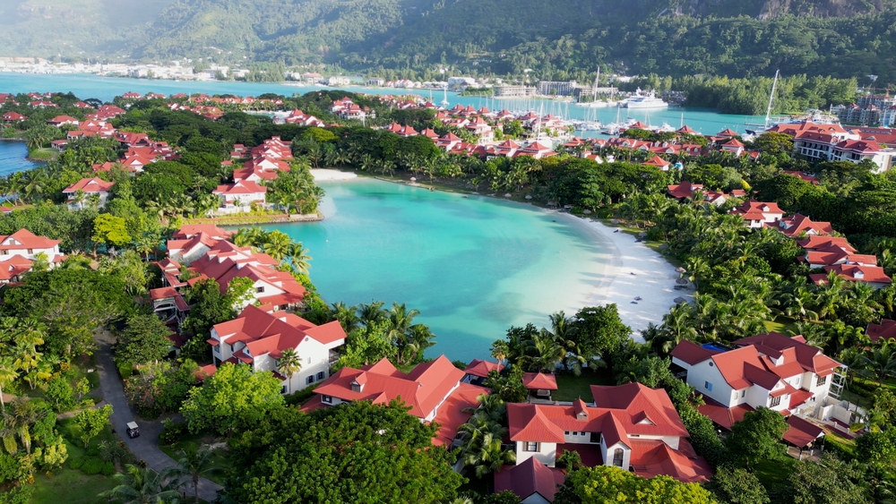 Hlavní město Seychel Victoria na ostrově Mahé