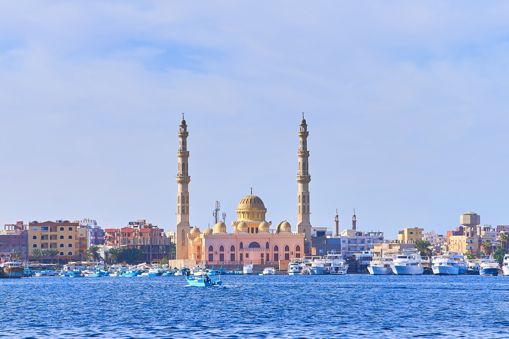 Hurghada Egypt červenec