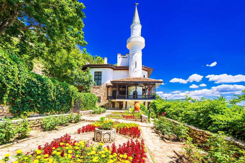 Královnin palác v Balčiku v Bulharsku
