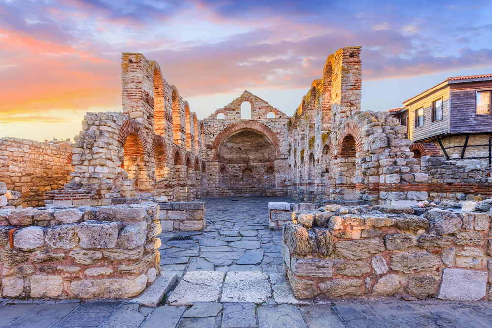 Starověké město Nessebar v Bulharsku