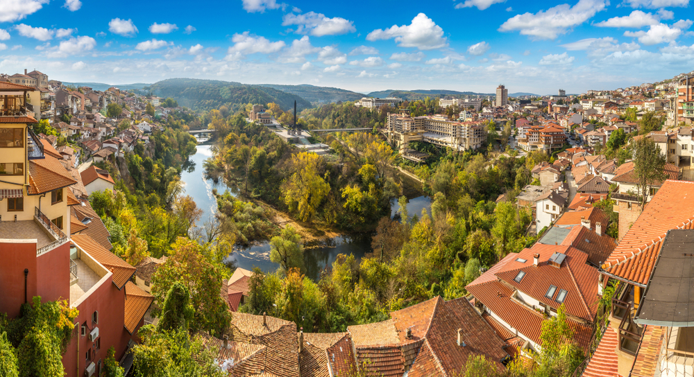 město Veliko Tarnovo Bulharsko