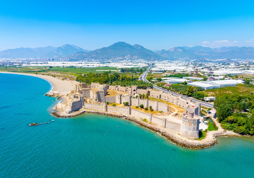 pevnost Mamure Kalesi, Anamur, Turecká riviéra