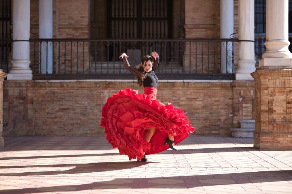 Tenec flamenco v Jezer de la Frontera