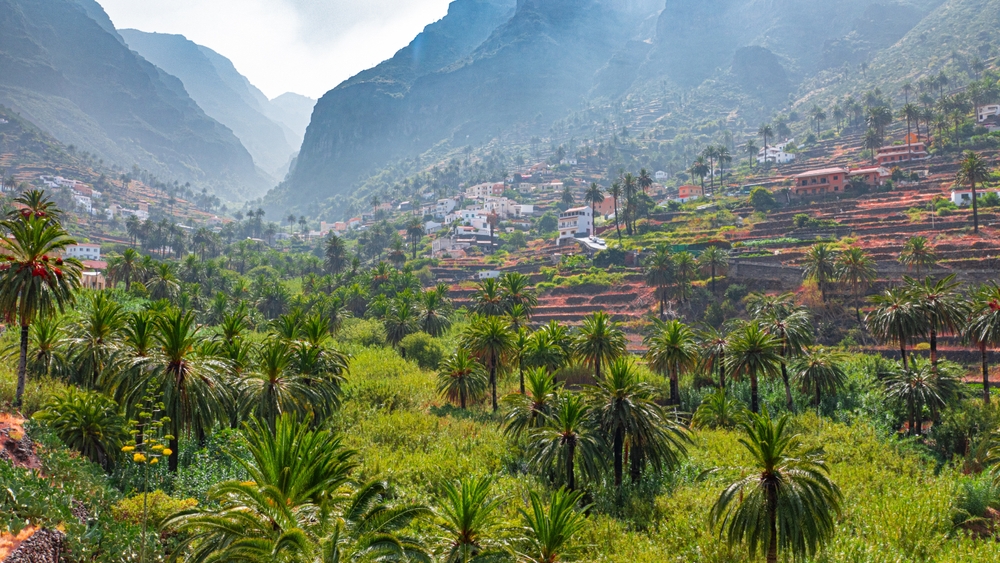 Valle Gran Rey, La Gomera Kanárské ostrovy