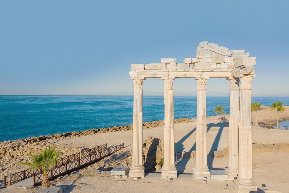 antické památky v Side, Turecká riviéra