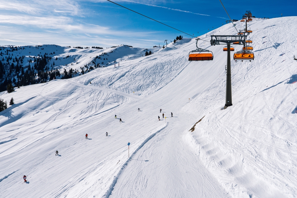 lyžování Rakousko Alpy