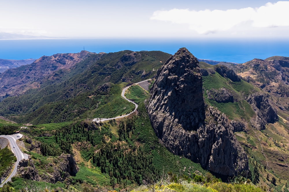 roque de agando la gomera