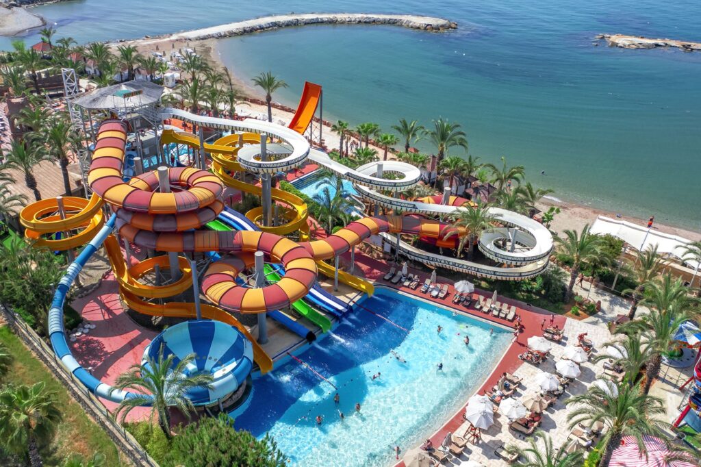 Top 5 hotelů v Turecku s aquaparky 6 Aquapark Long Beach Alanya v hotelu v Turecku