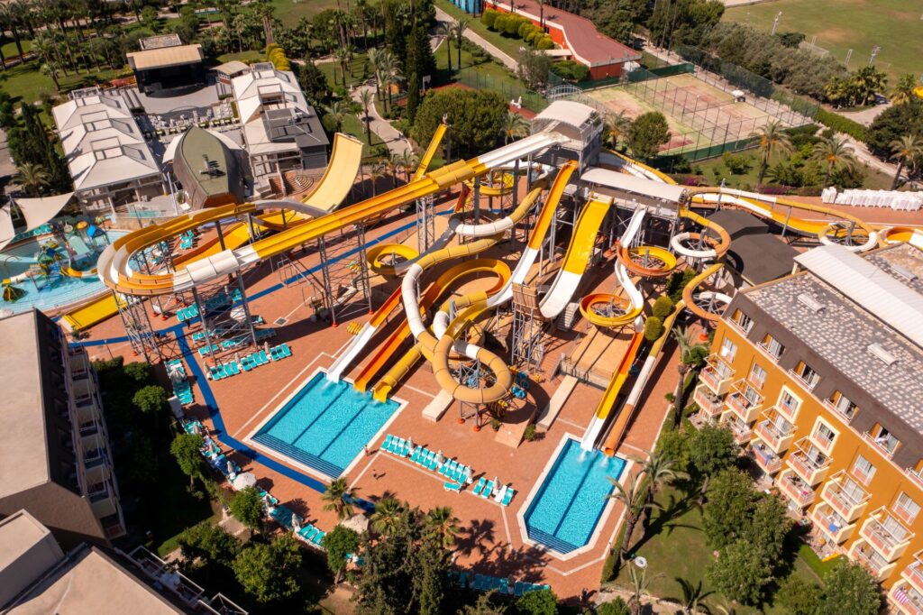 Top 5 hotelů v Turecku s aquaparky 2 Hotelový aquapark AQI Pegasos World v Turecku
