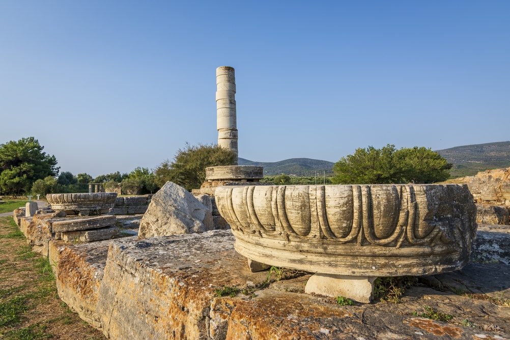 Heraion na ostrově Samos svatyně bohyně Héry