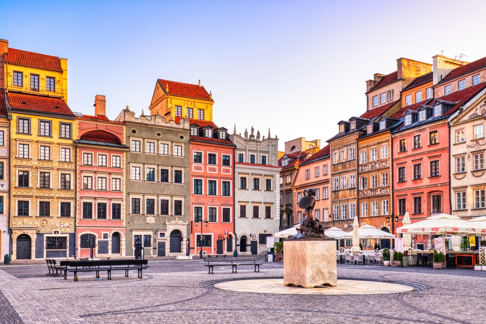 Historické centrum Varšavy je na seznamu UNESCO