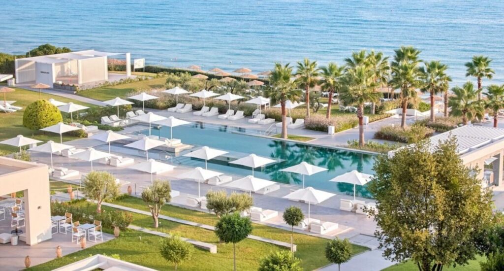 Hotely na Chalkidiki – TOP 6 nejlepších hotelů a resortů 7 Domes Noruz Kassandra, jeden z nejlepších hotelů na Chalkidiki