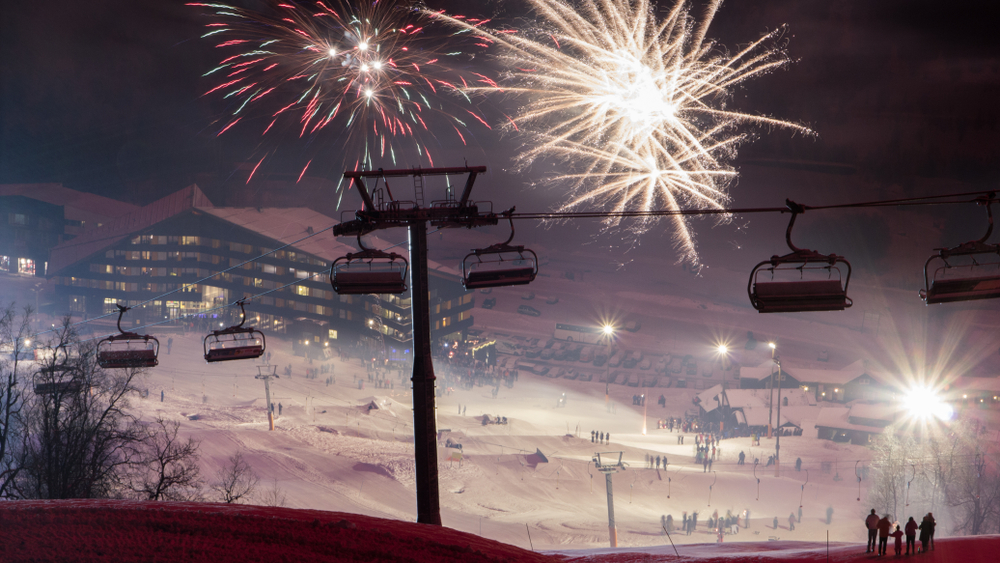 Silvestr na horách 2026 – přivítejte nový rok v zahraničí 7 Lanovka, sníh a ohňostroj