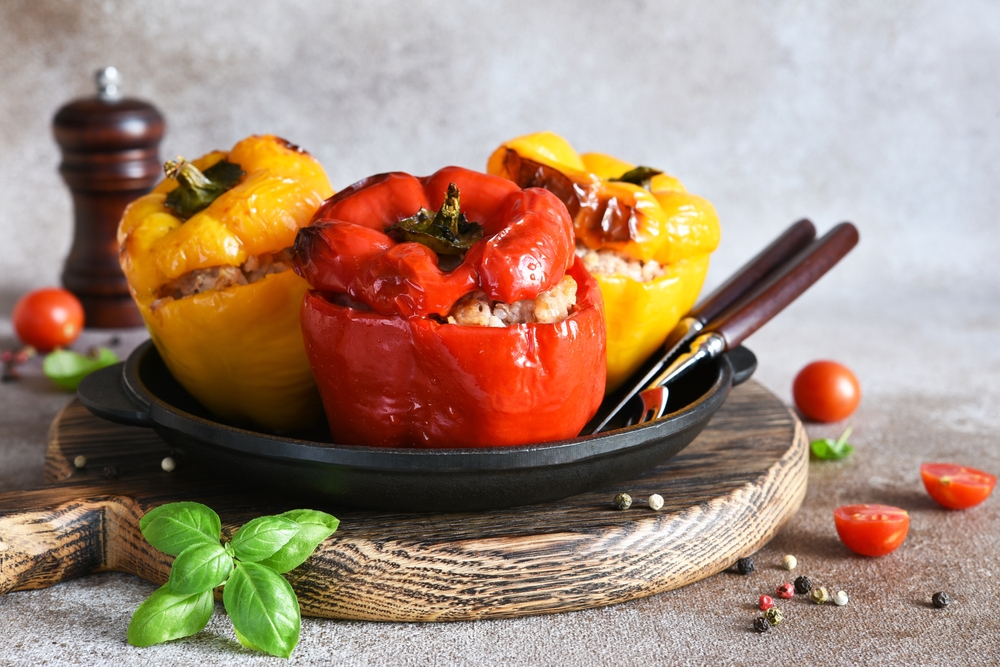 Balkánská kuchyně – nejlepší pokrmy ze srdce Balkánu 4 Plněná paprika s rýží a mletým masem