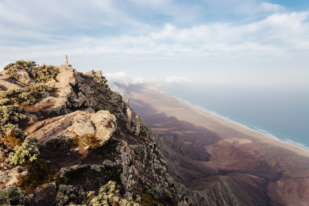 Východ slunce na Pico de la Zarza, Fuerteventura